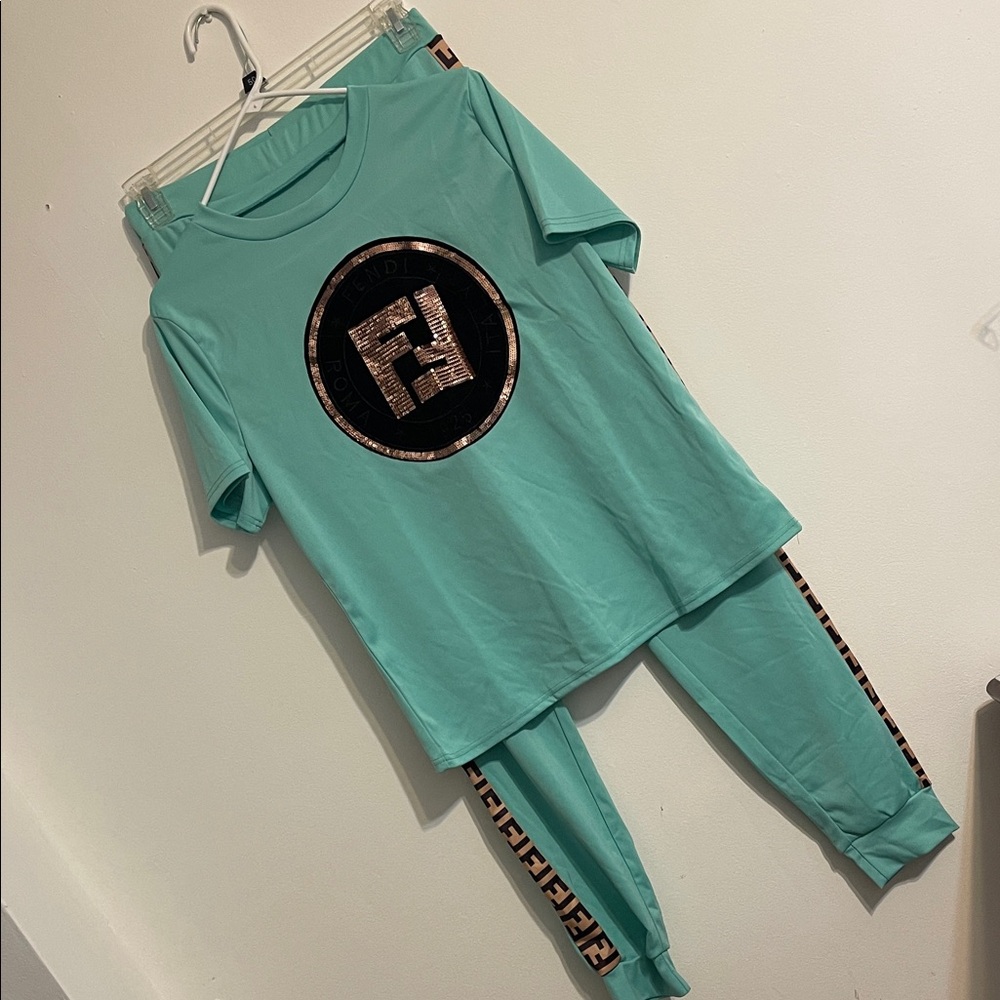 Fashion Fendi pant Set